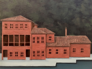 2- Resident, 2021, Oil Paint On Canvas, 40 x 35 cm